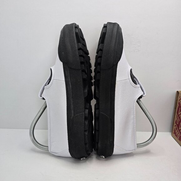 Vans | Mary Jane 'True White' sparkle canvas sneakerina shoes | WMS 8 - Picture 10 of 12